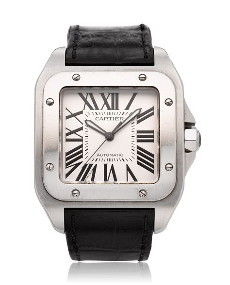 cartier santos 100 black|cartier santos 100 price list.